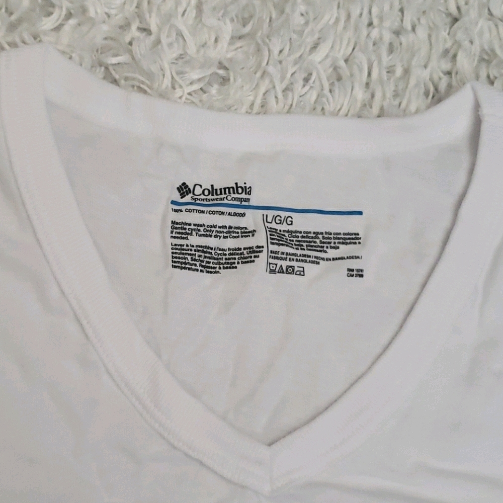 Men's Columbia 3 White Shirts 100% Cool Cotton - Picture 4 of 7